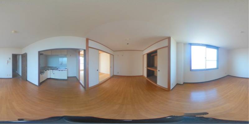 パノラマ画像リビング