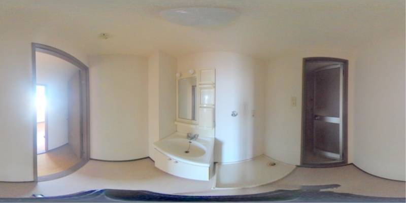 パノラマ画像洗面所