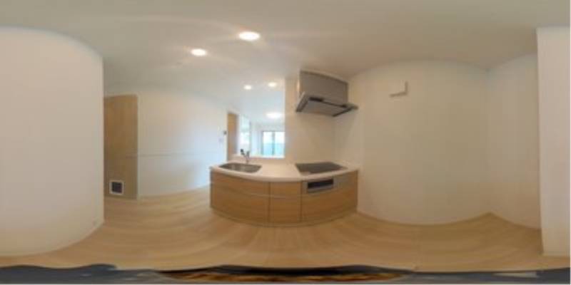 パノラマ画像キッチン