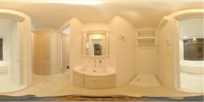 パノラマ画像洗面所