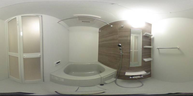 パノラマ画像バスルーム