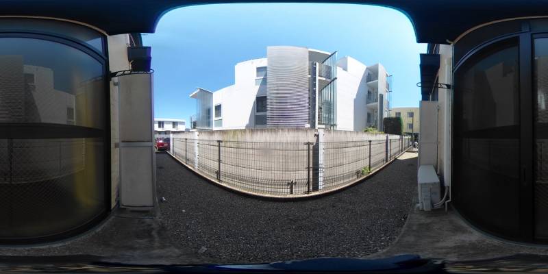 パノラマ画像バルコニー