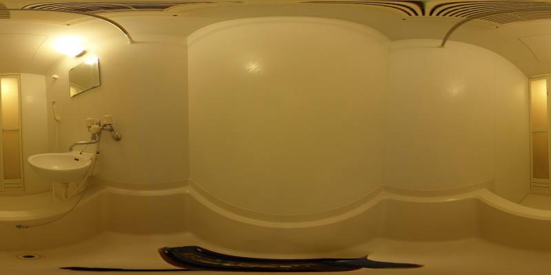 パノラマ画像バスルーム