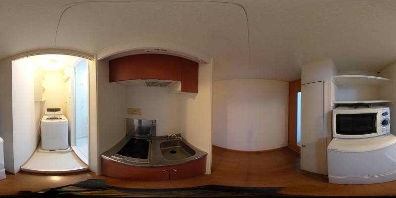 パノラマ画像キッチン