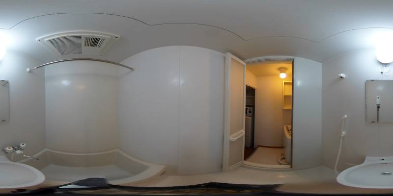 パノラマ画像バスルーム