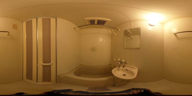 パノラマ画像バスルーム