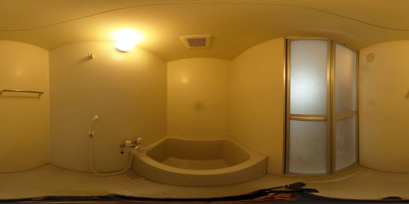 パノラマ画像バスルーム