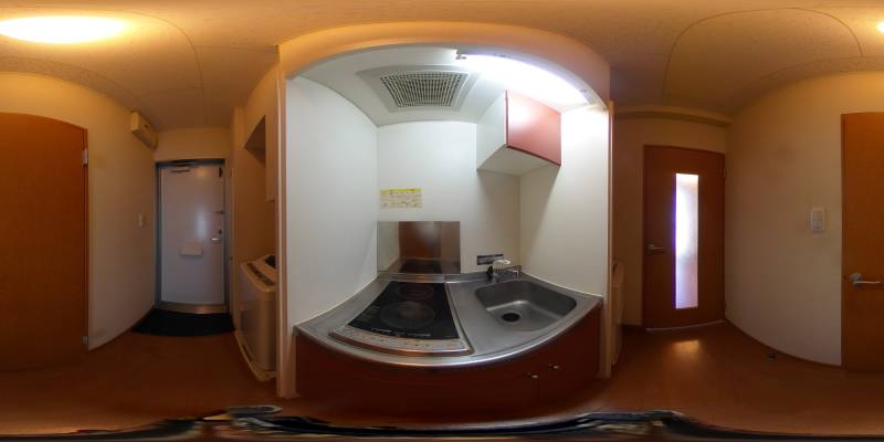 パノラマ画像キッチン