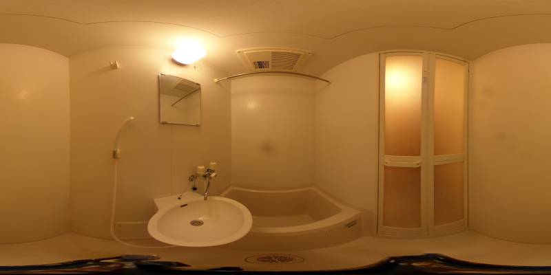 パノラマ画像バスルーム