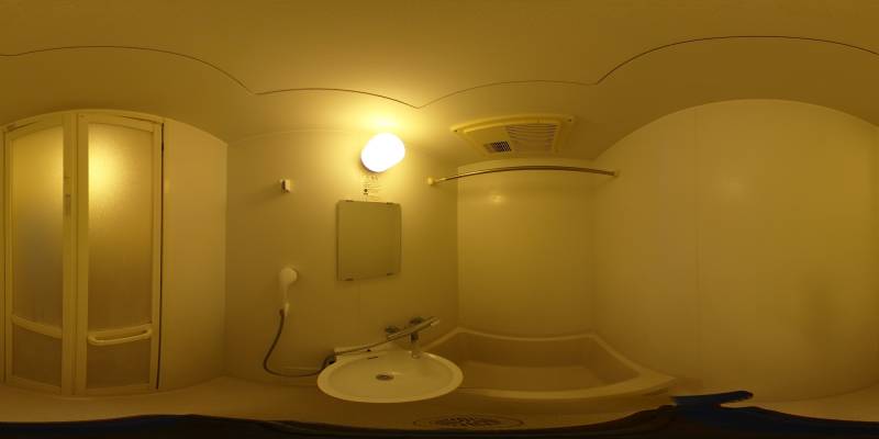 パノラマ画像バスルーム