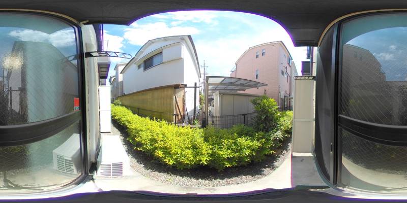 パノラマ画像バルコニー