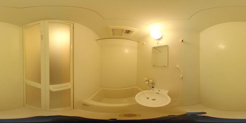 パノラマ画像バスルーム