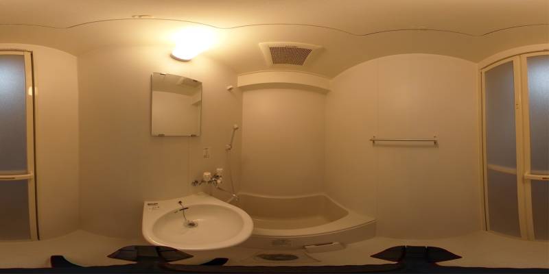 パノラマ画像バスルーム