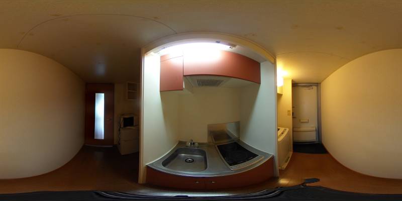 パノラマ画像キッチン