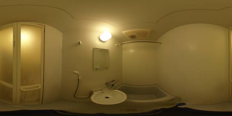 パノラマ画像バスルーム