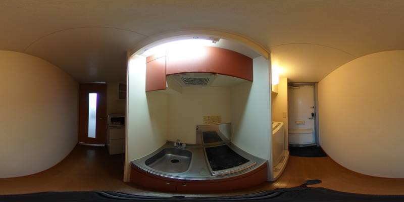 パノラマ画像キッチン