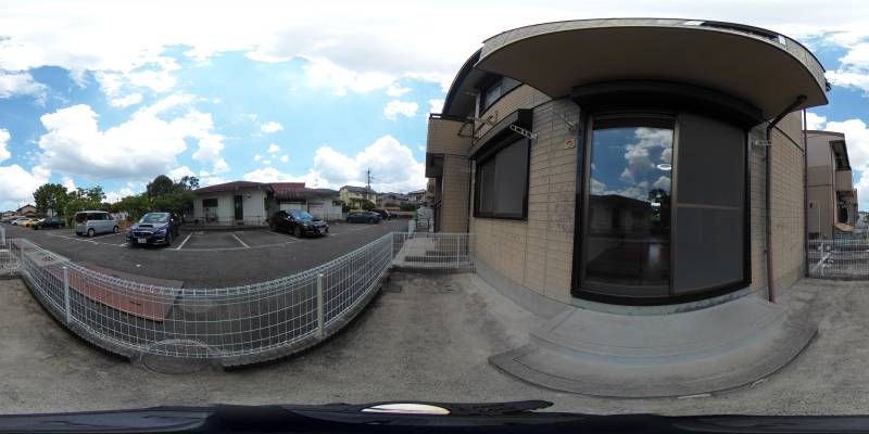 パノラマ画像バルコニー