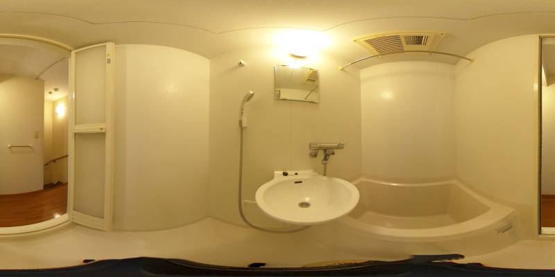 パノラマ画像洗面所