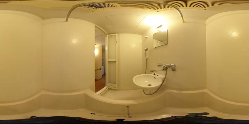 パノラマ画像バスルーム