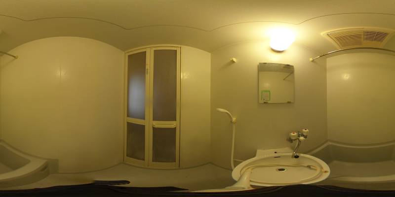 パノラマ画像バスルーム