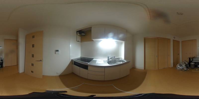 パノラマ画像キッチン