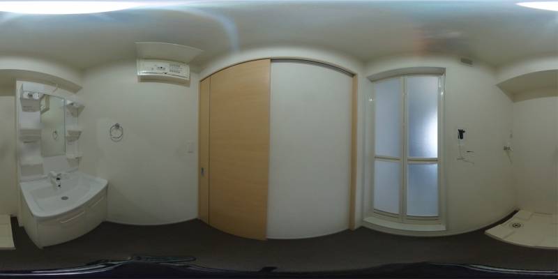 パノラマ画像洗面所