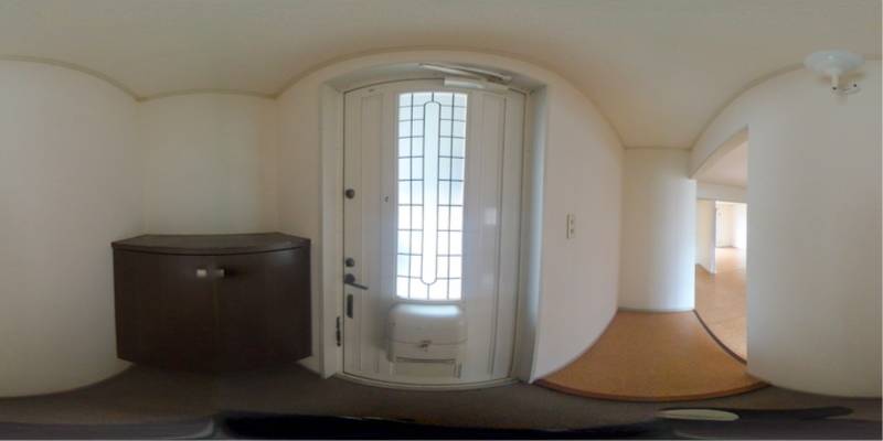 パノラマ画像玄関