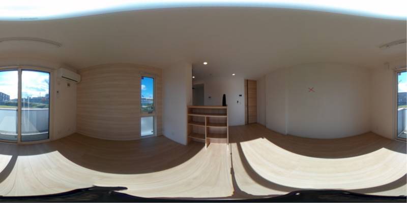 パノラマ画像リビング