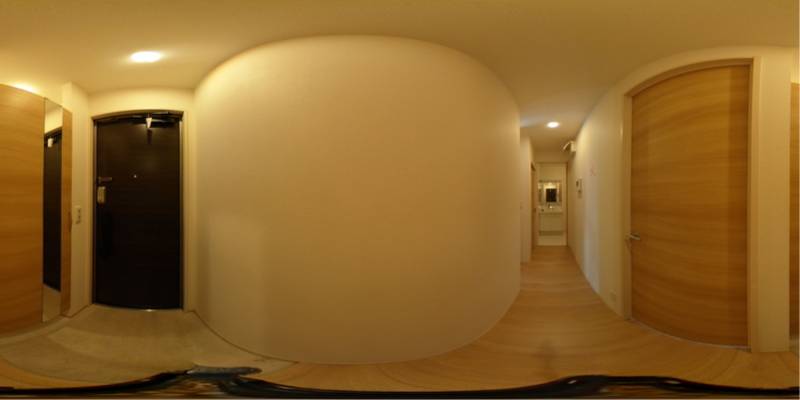 パノラマ画像玄関