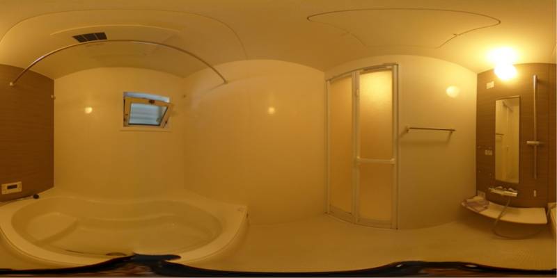 パノラマ画像バスルーム