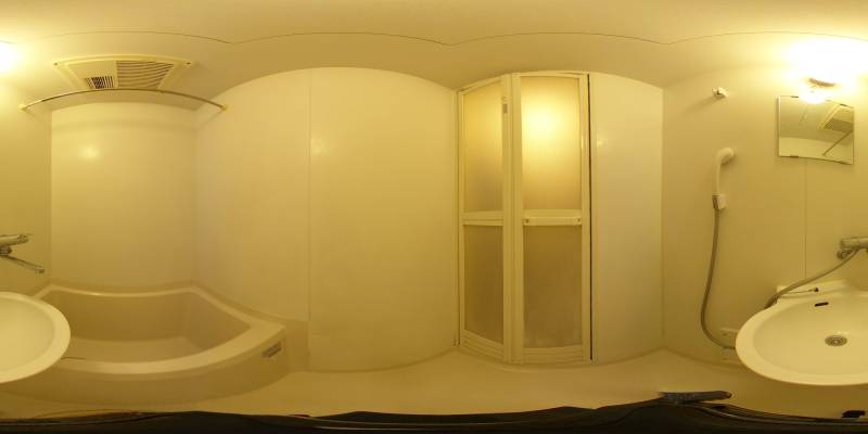 パノラマ画像バスルーム