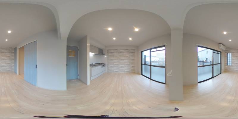 パノラマ画像リビング