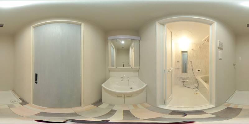 パノラマ画像洗面所