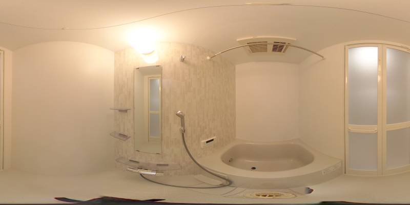 パノラマ画像バスルーム