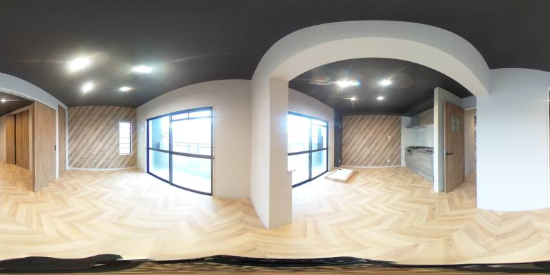 パノラマ画像リビング