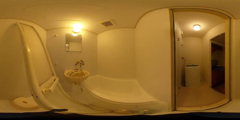 パノラマ画像バスルーム