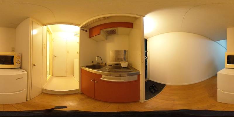 パノラマ画像キッチン