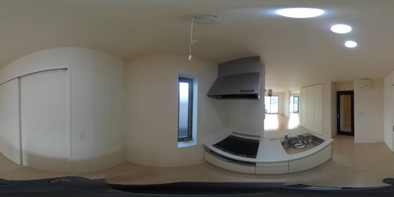 パノラマ画像キッチン