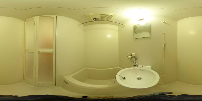 パノラマ画像バスルーム