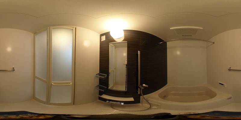 パノラマ画像バスルーム