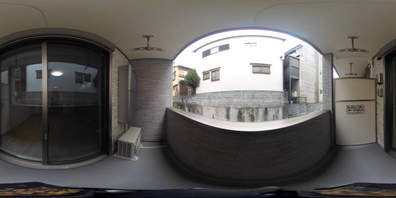 パノラマ画像バルコニー