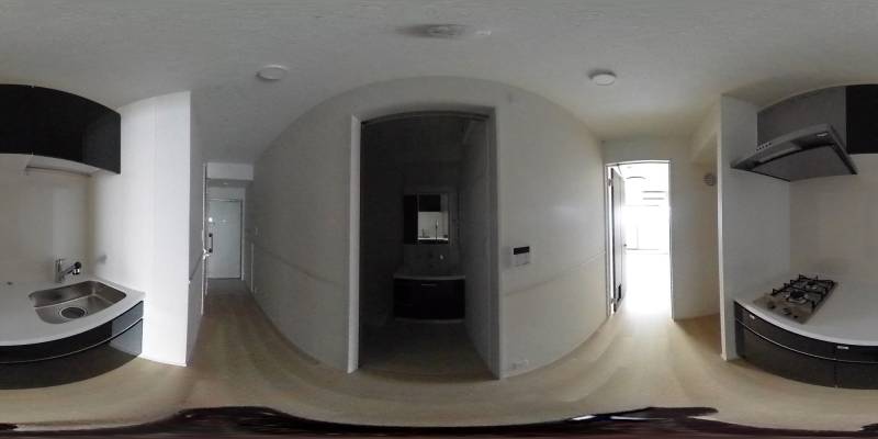 パノラマ画像キッチン