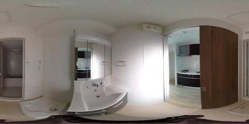 パノラマ画像洗面所