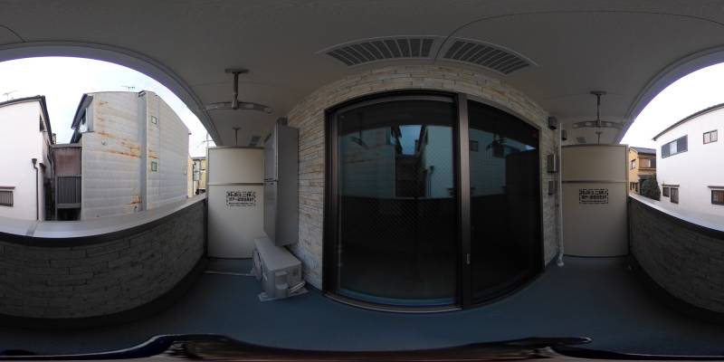 パノラマ画像バルコニー