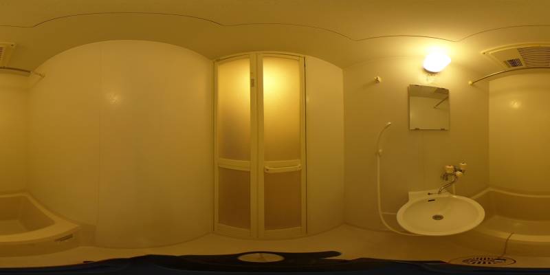 パノラマ画像バスルーム