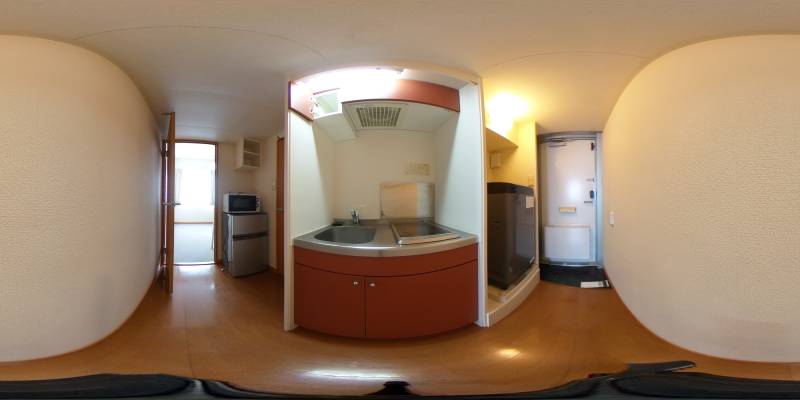 パノラマ画像キッチン