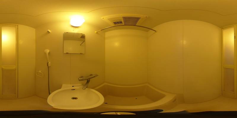 パノラマ画像バスルーム