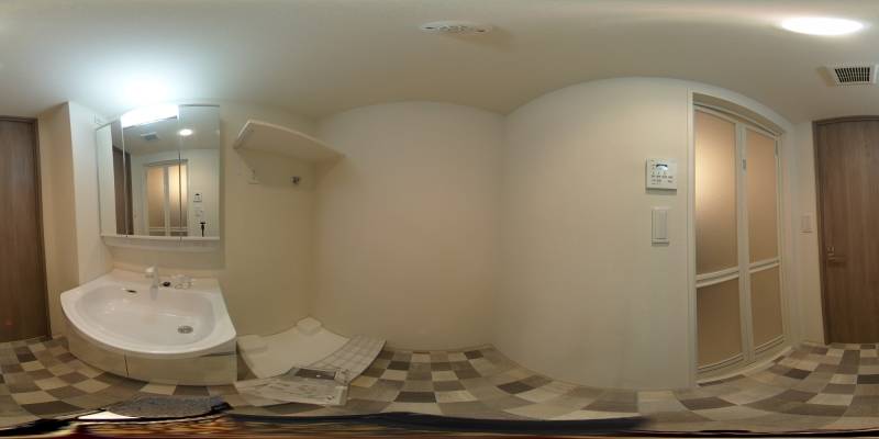 パノラマ画像洗面所