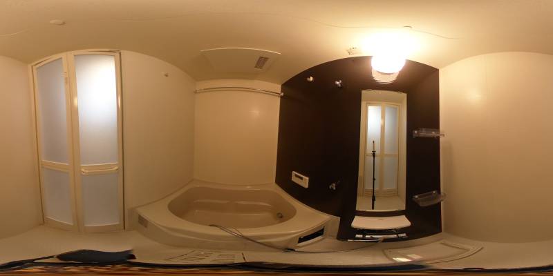 パノラマ画像バスルーム