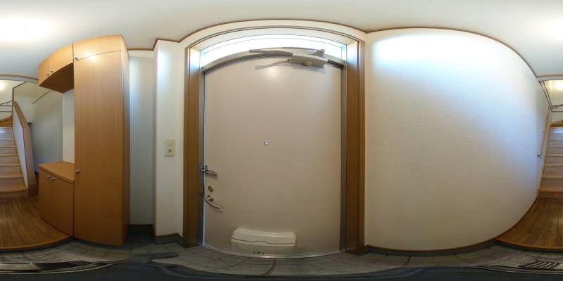 パノラマ画像玄関